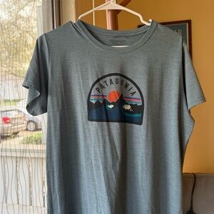 Patagonia Blue Graphic T-Shirt
